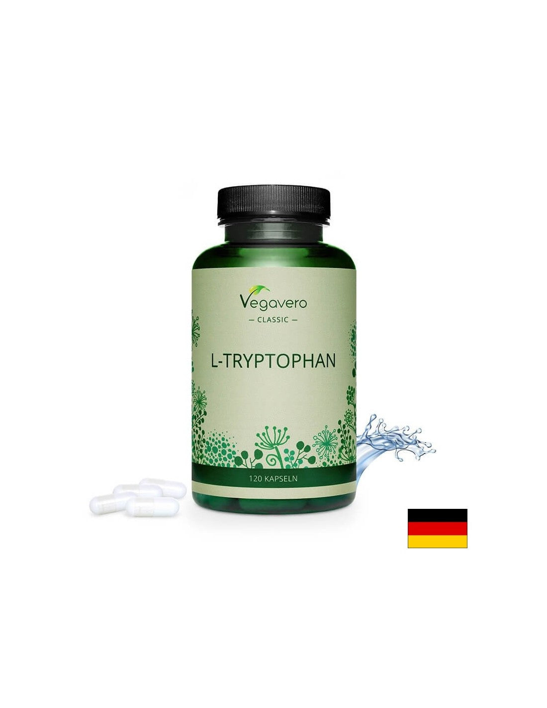 L-Triptofano - L-Triptofano, 120 capsule <tc>Vegavero</tc>