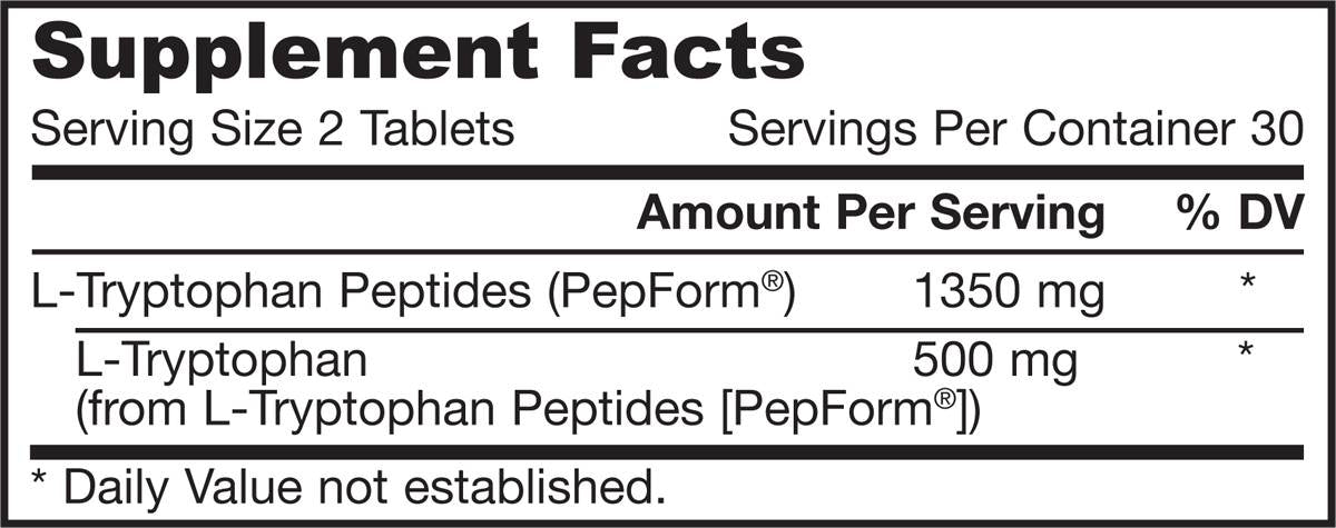 Peptide di L-Triptofano 60 compresse