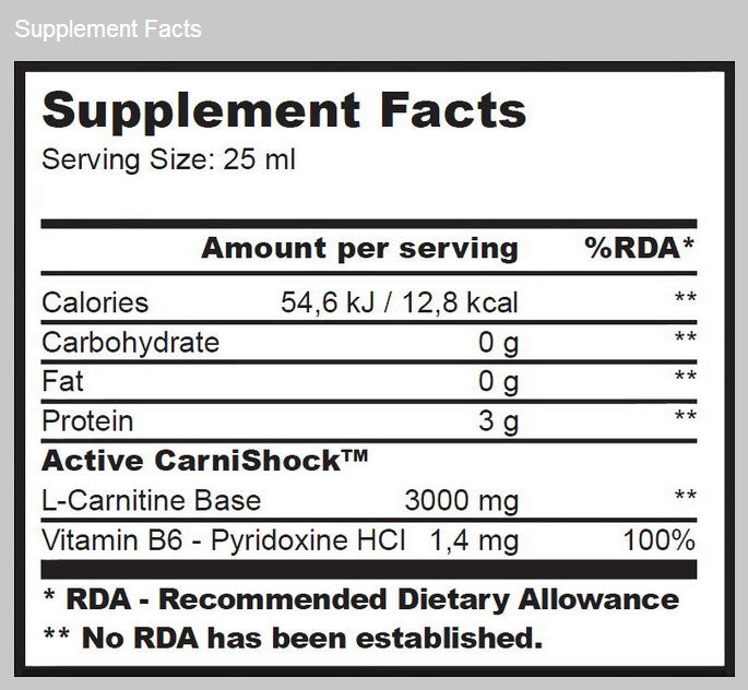 L-carnitina 3000/1 Amp.