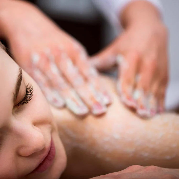 Scrub al limone bagliore per alleggerimento per la pelle e levigare 200 g