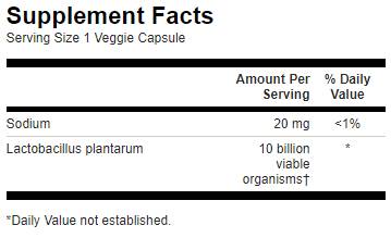 Lactobacillus Plantarum/L Plantarum - 30 capsule