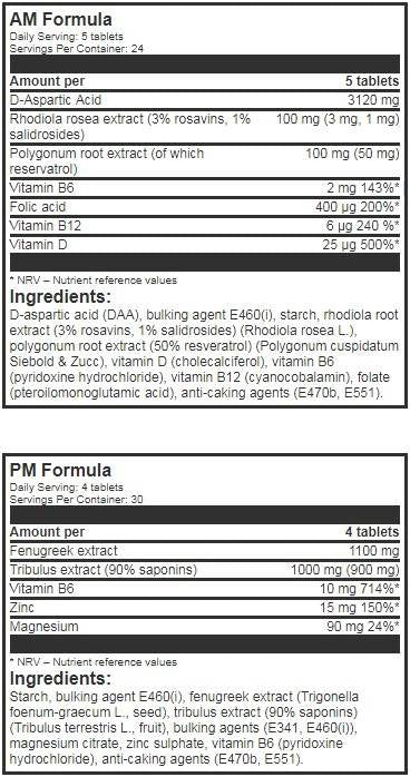 Formula LevroTEST AM/PM - 2 x 120 compresse