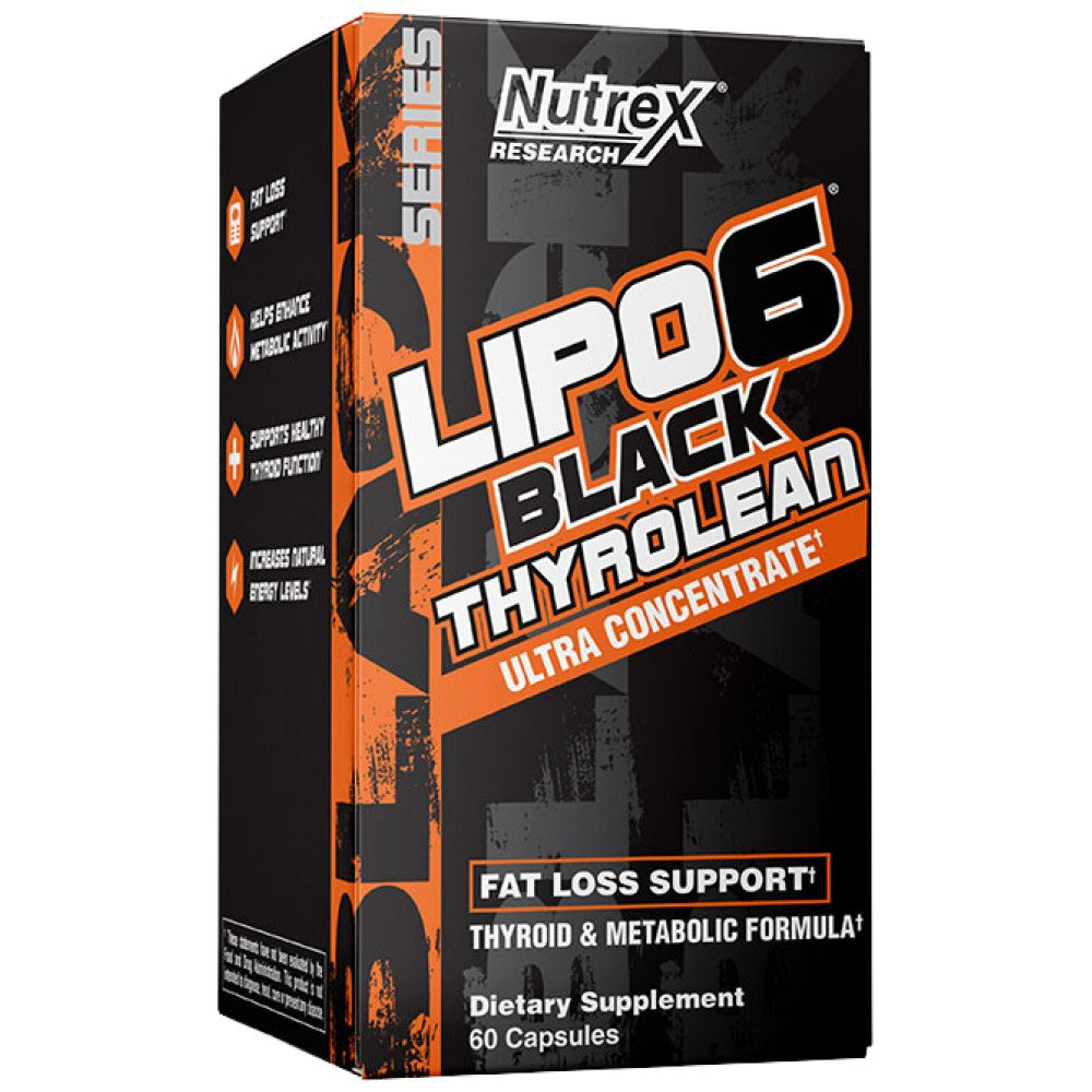 Lipo 6 Nero Thyrolean Ultra Concentrato | Formula metabolica della tiroide - 60 capsule