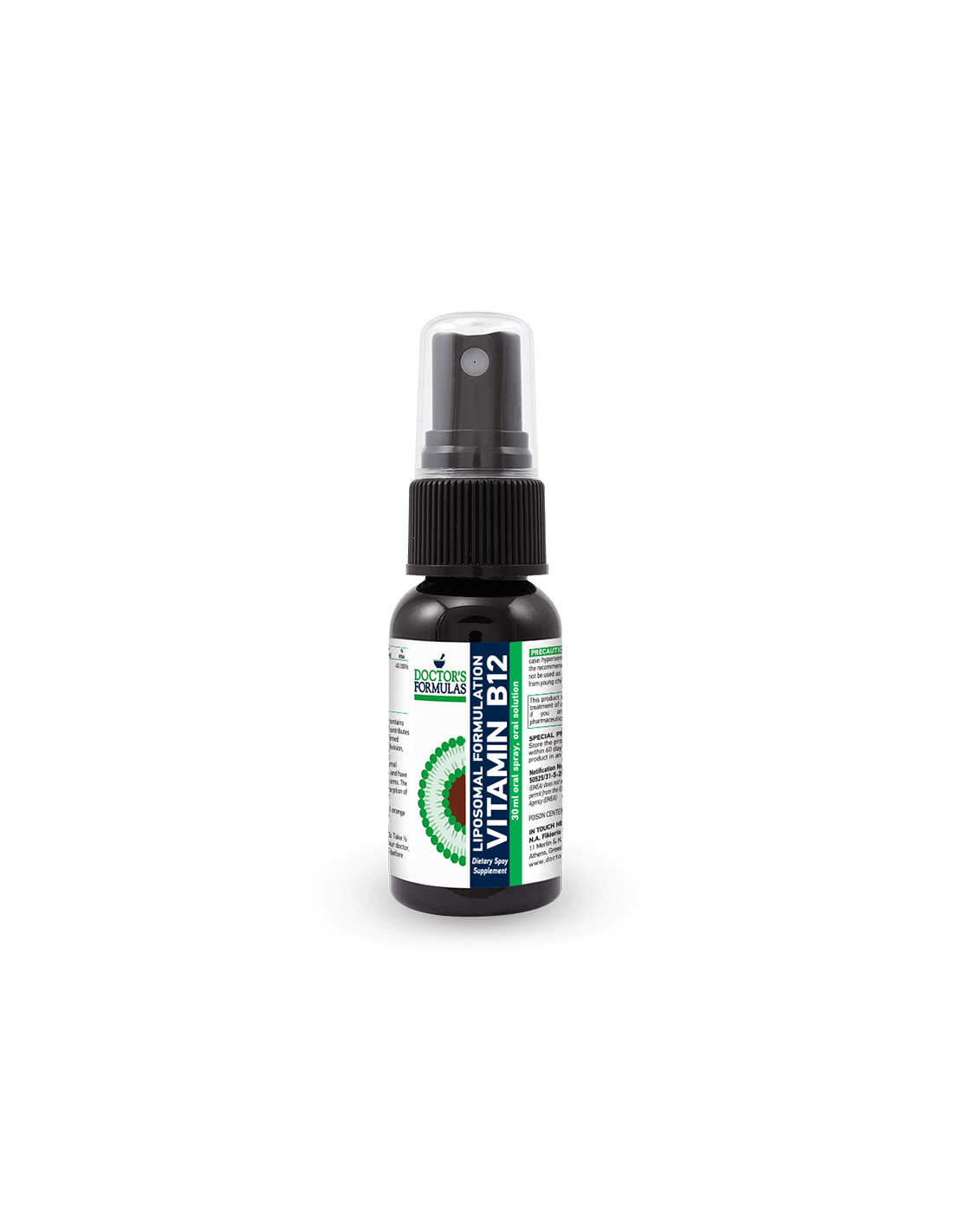 Formulazione liposomiale B12/Vitamina B12, spray orale da 30 ml Doctor's Formulas
