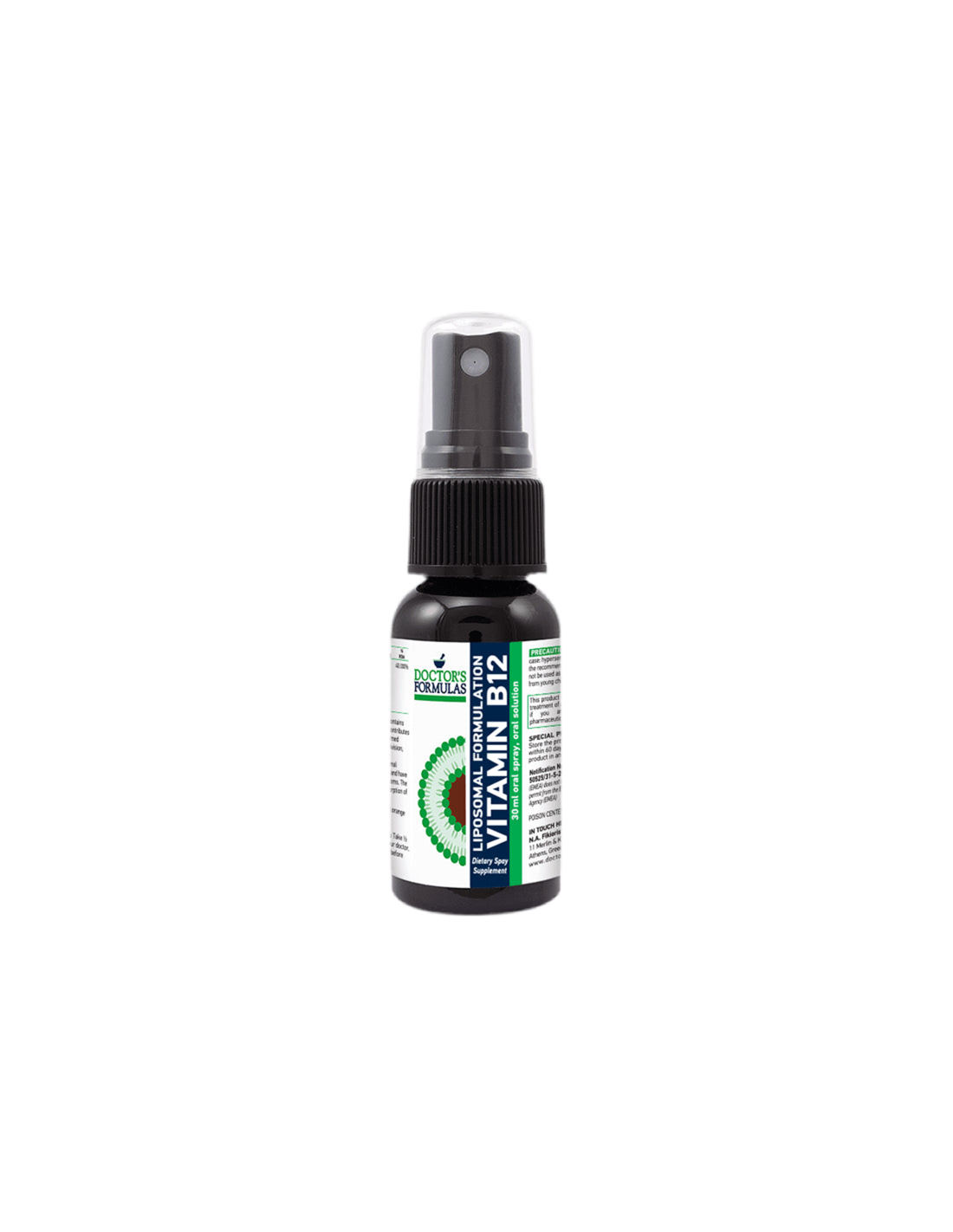 Formulazione liposomiale B12/Vitamina B12, spray orale da 30 ml Doctor's Formulas