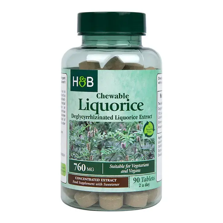 Radice di liquirizia 380 mg 90 compresse masticabili OLANDA & BARRETT