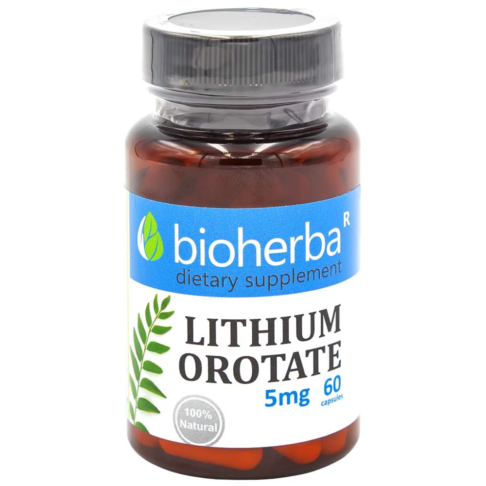 Litio Orotato 5 mg 60 capsule