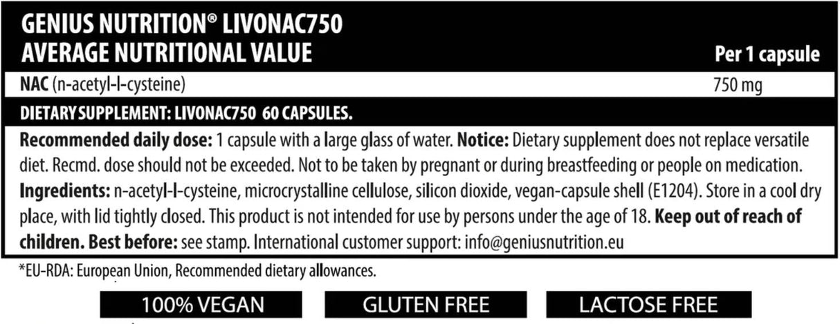 Livonac750 60 capsule