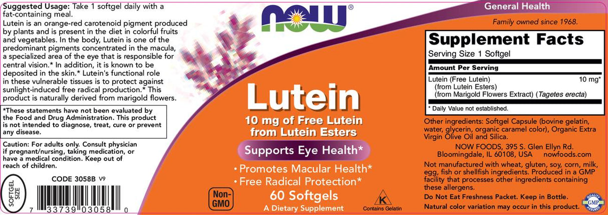 Luteina 10 mg Esteri - 60 Softgel