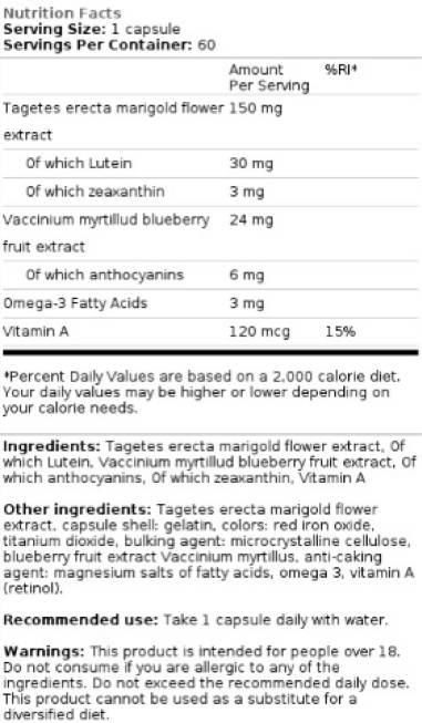 LuteinaTutti | Formula per gli occhi - 60 capsule