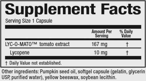 Licopene 10 mg - 60 Capsule gel