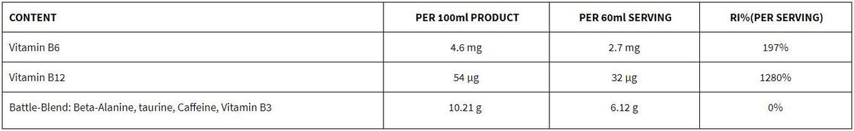 M6Teen Esplosivo/Shot pre-allenamento - 60 ml