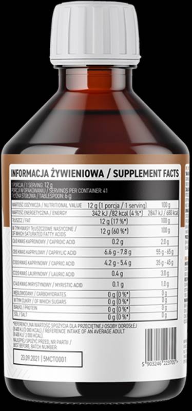 Olio MCT 500 ml