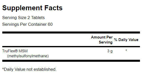 MSM 1500 mg - 120 Compresse