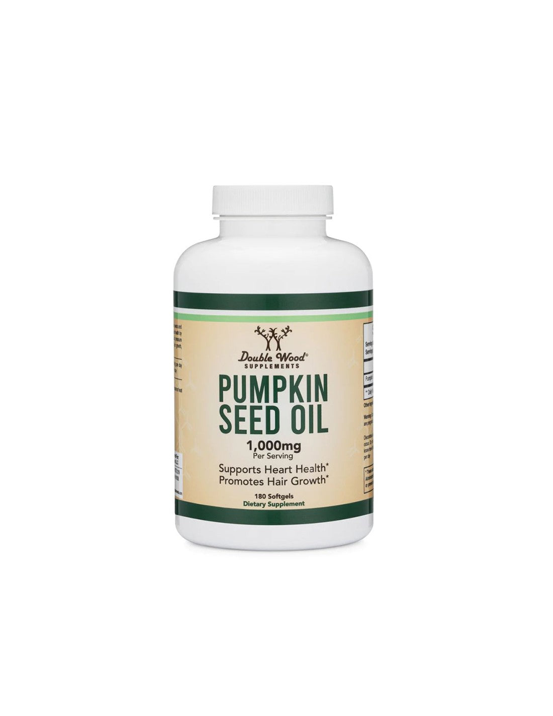 Olio di semi di zucca - Olio di semi di zucca, 180 <tc>Double Wood</tc> capsule softgel