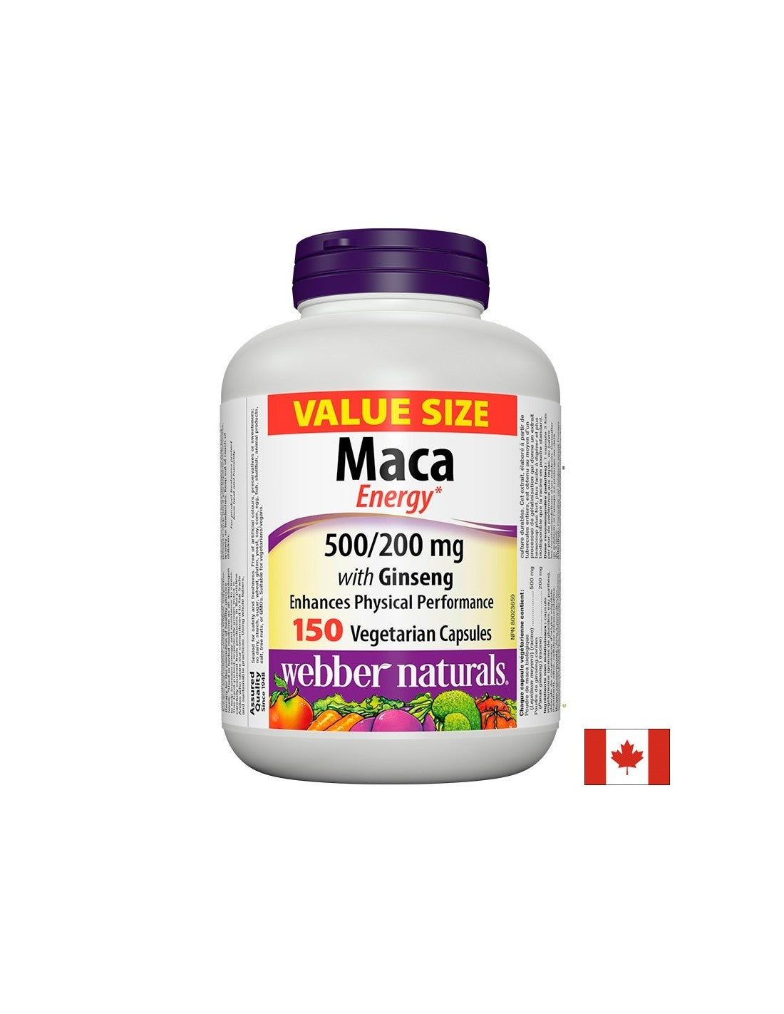 Maca Energy con Ginseng - Maca e ginseng coreano, 150 capsule