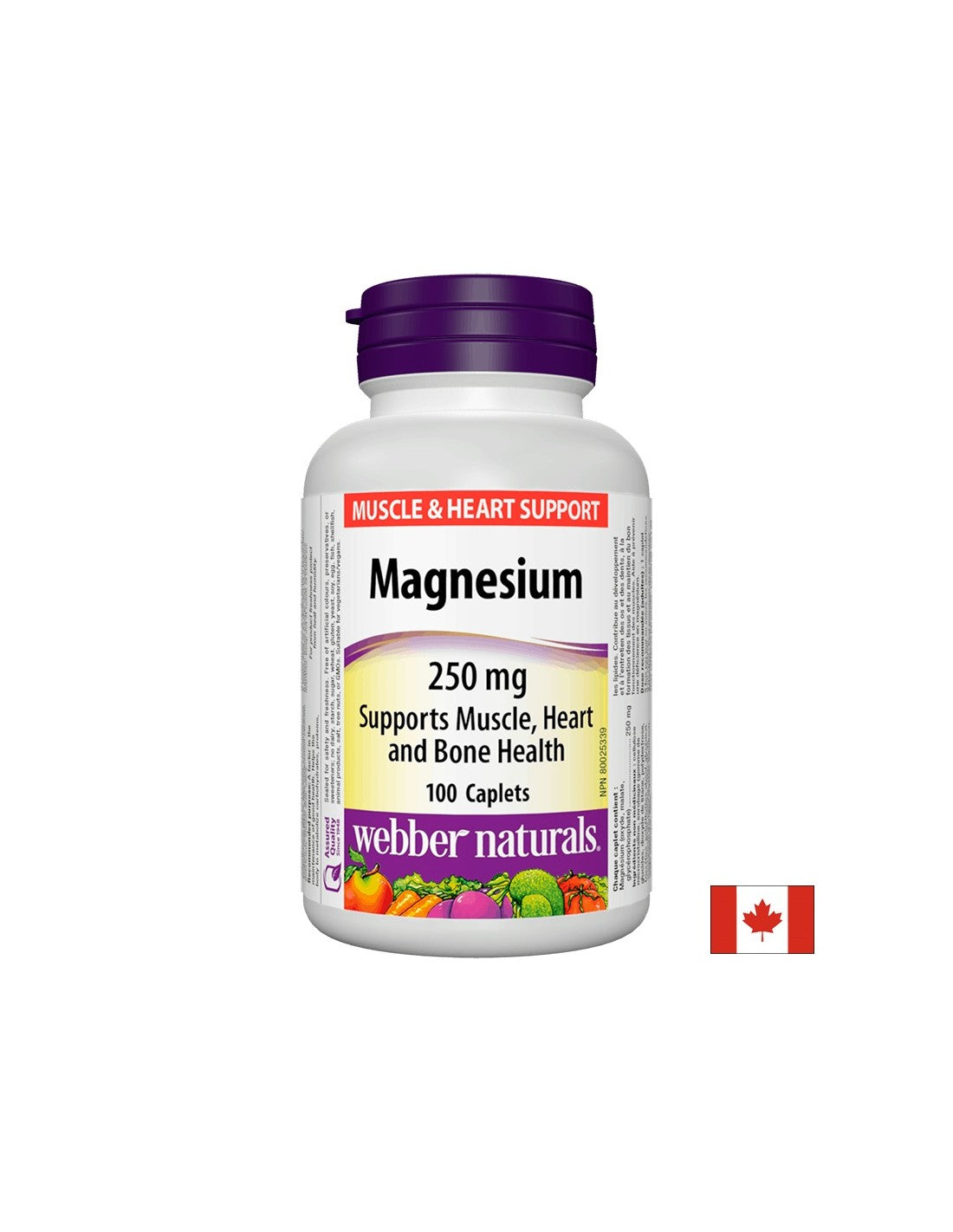 Magnesio 250 mg x 100 capsule <tc>Webber Naturals</tc>