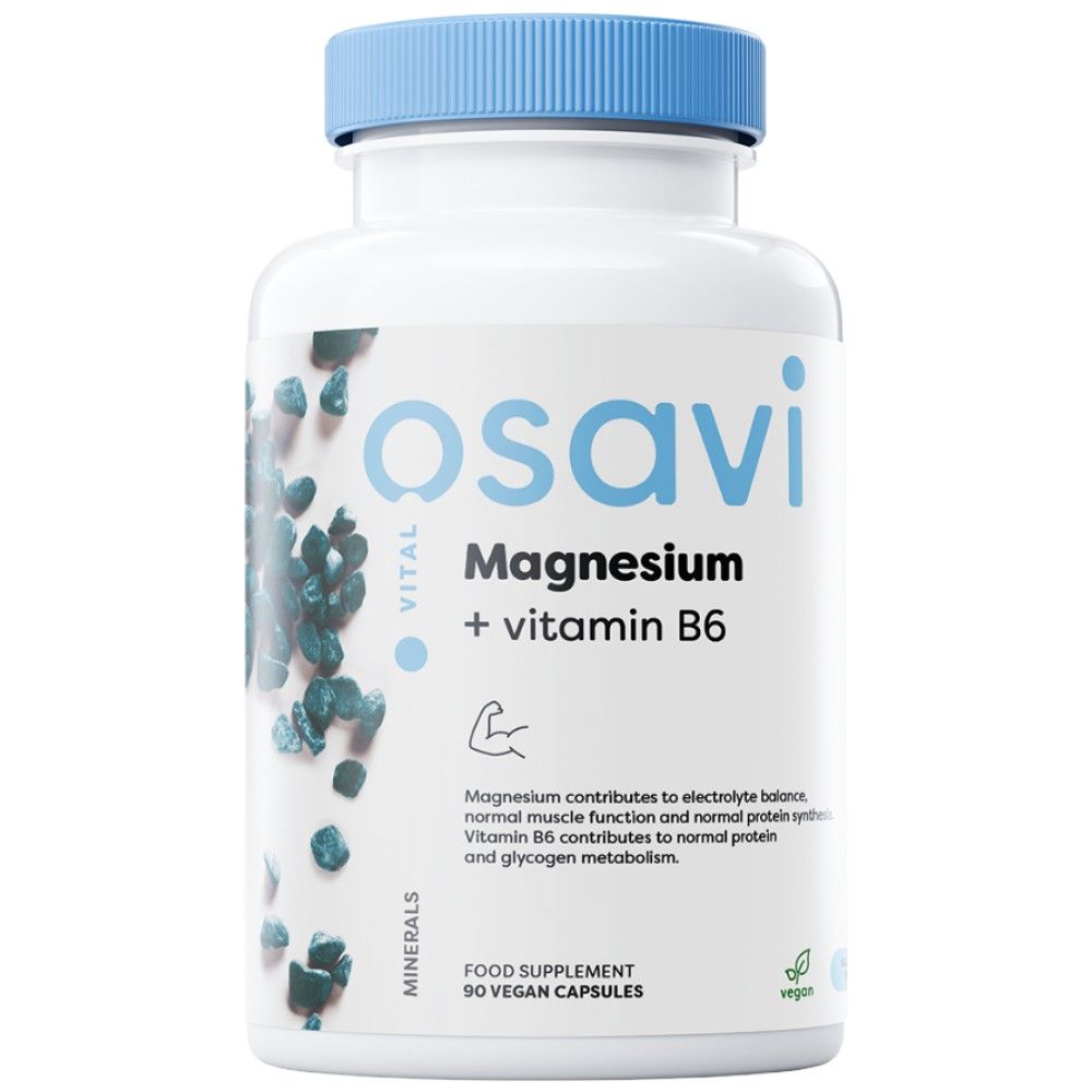 Citrato di magnesio + vitamina B6 - 90 capsule