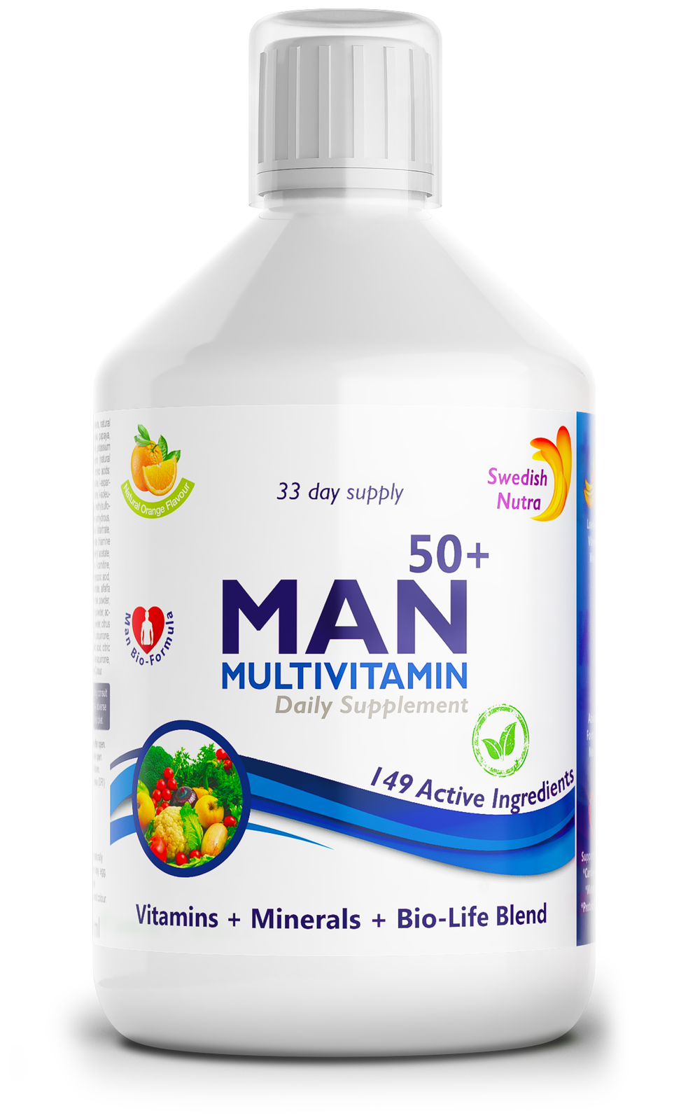 Man 50+ multivitaminici per uomo con collagene 1497 mg - 149 principi attivi /500 ml/
