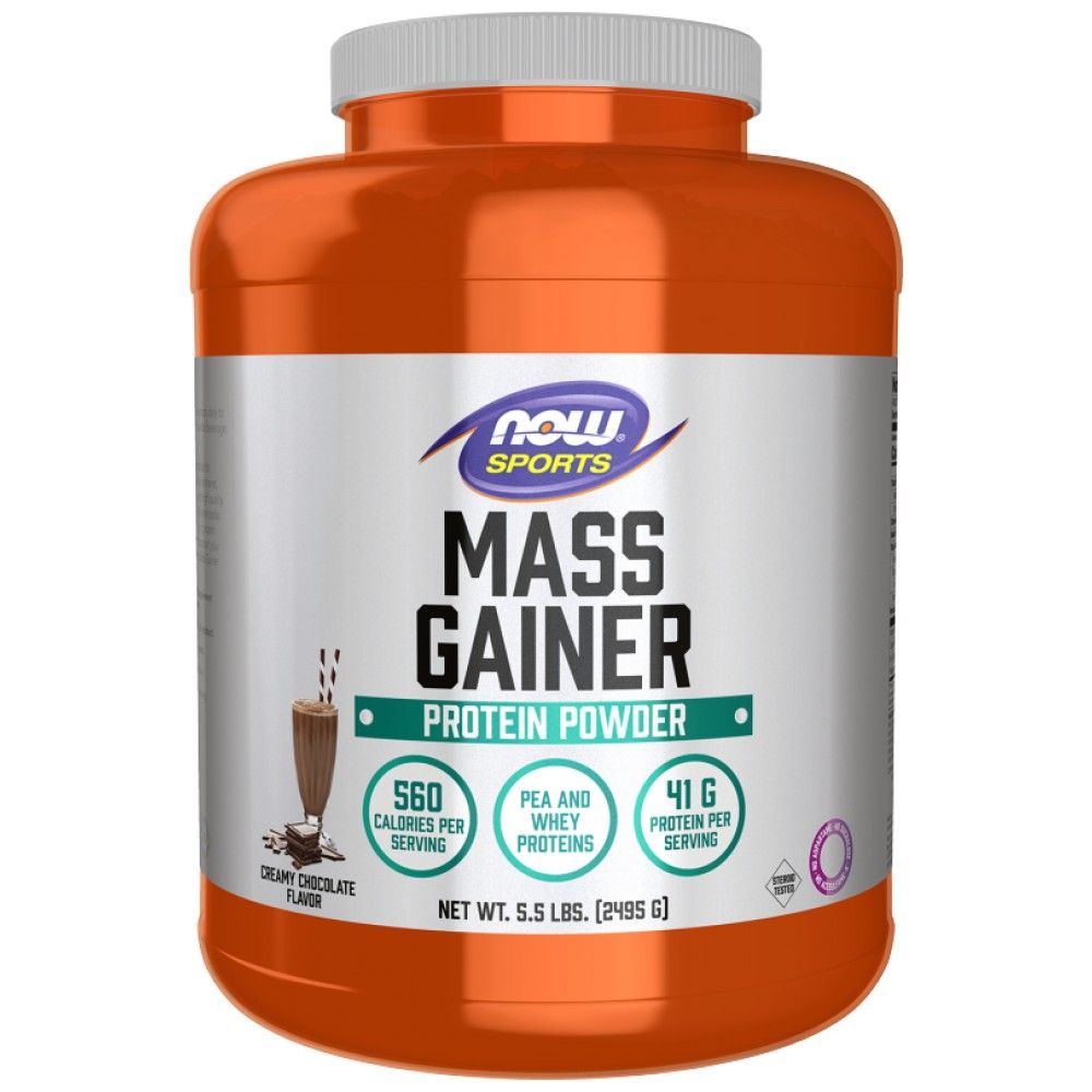 Polvere per aumentare la massa | Guadagno ad alto contenuto proteico - 2495 grammi