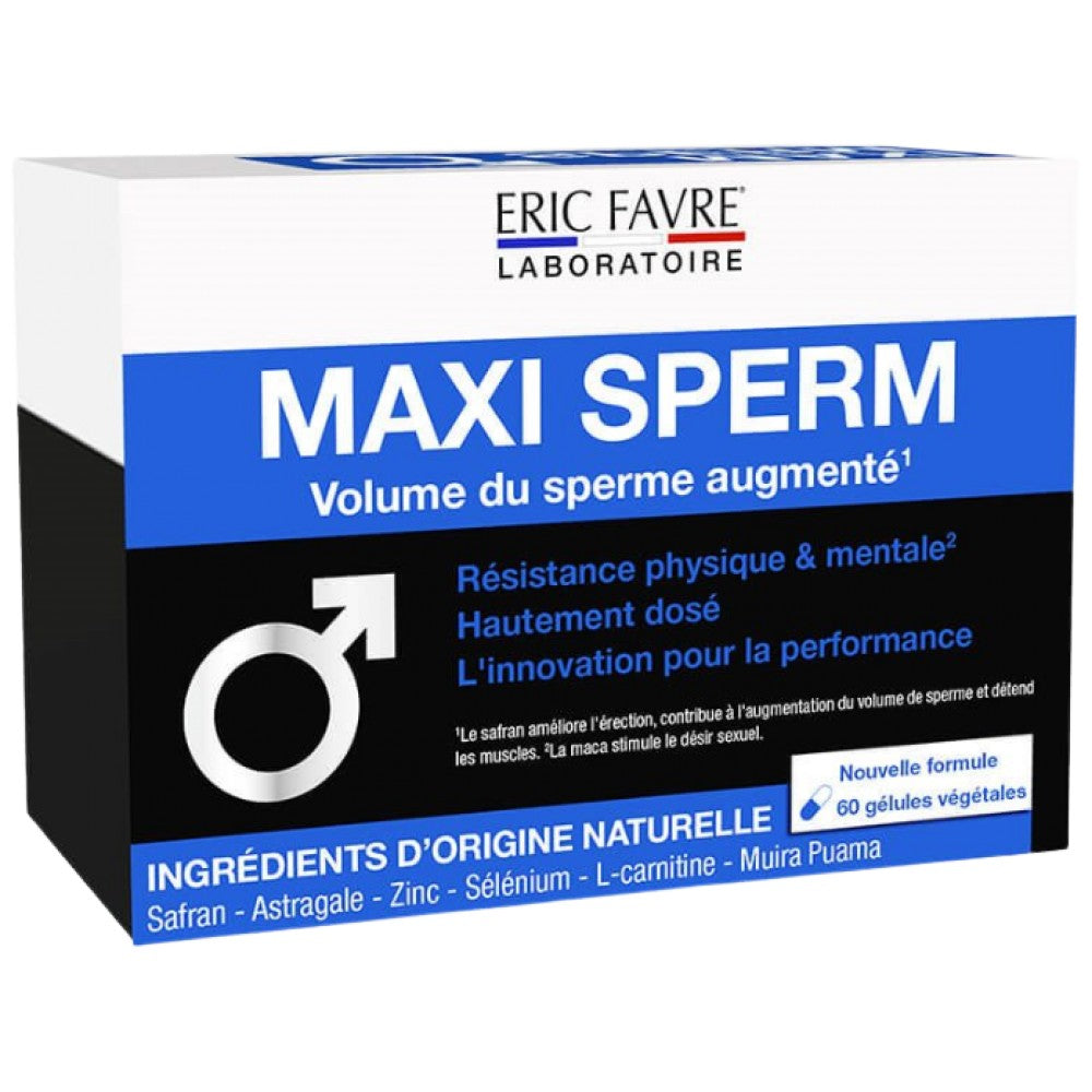Maxi sperma | Aumento del volume dello sperma - 60 capsule