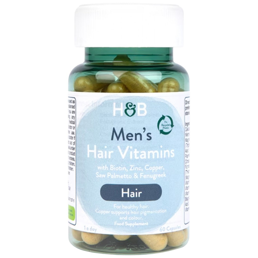 Vitamine per capelli da uomo - 60 capsule