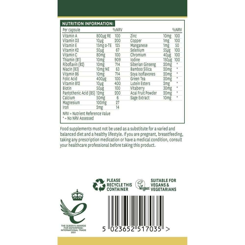 Menopause Complex (Formula di supporto alla menopausa) 30 capsule NaturesAid