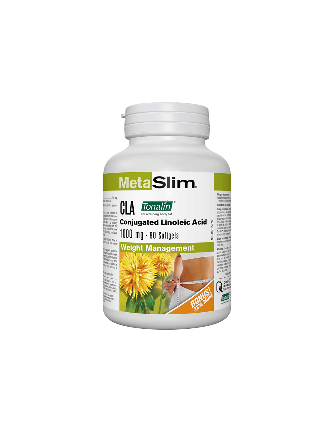 MetaSlim® CLA (Acido Linoleico Coniugato) Tonalin® 1000 mg x 80 capsule softgel