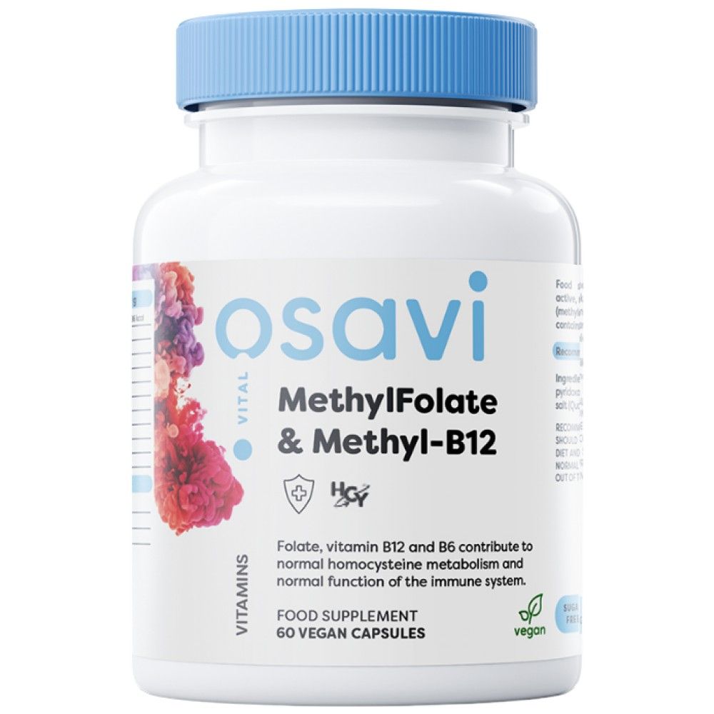 Metilfolato & Metil-B12 | con Quatrefolic® - 60 capsule