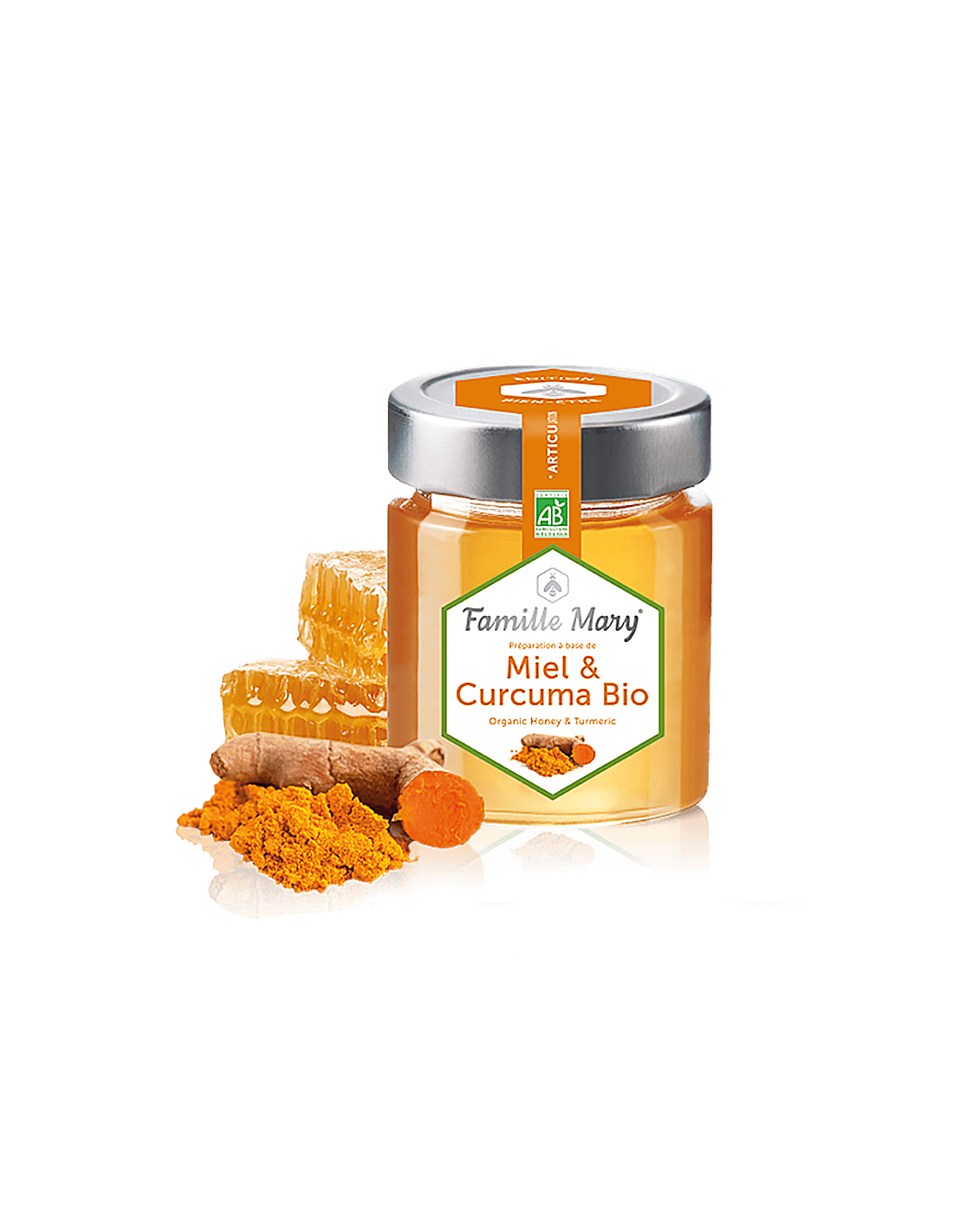 Miele & Curcuma Bio, 170 g Famille Mary