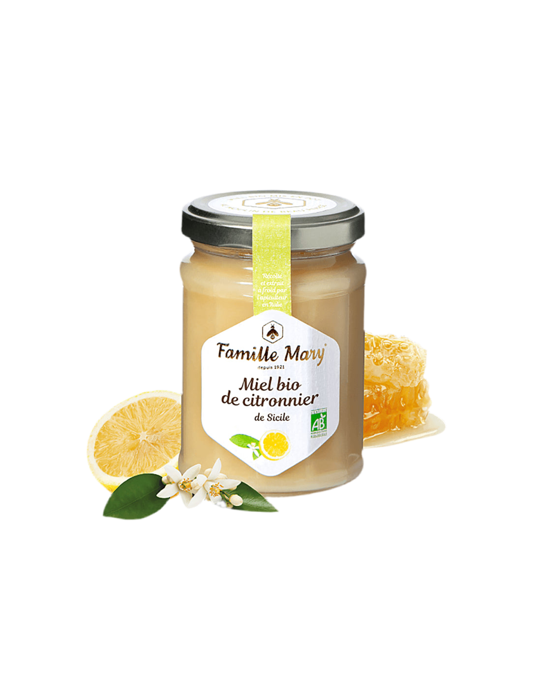 Miele di limone biologico - Miel bio de citronnier de Sicile, 230 g