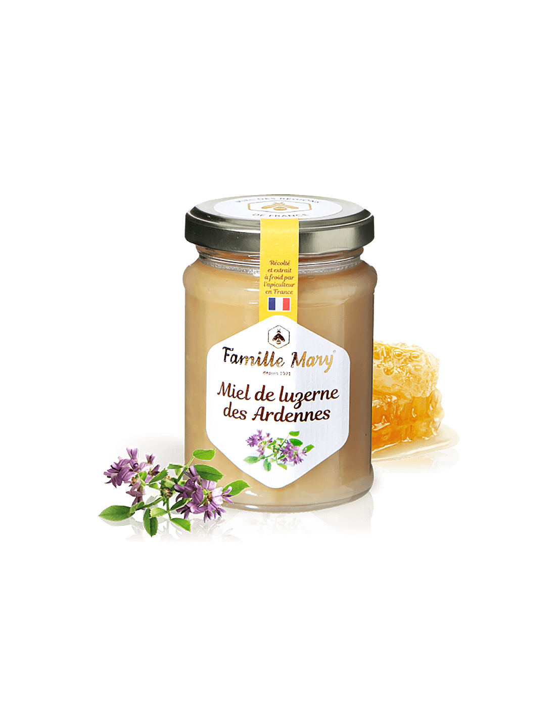 Miel de luƺerne des Ardennes/Miele di Lucerna, 230g Famille Mary