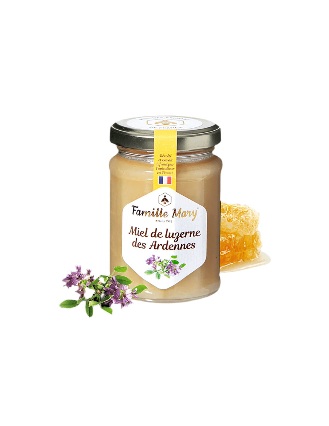 Miel de luƺerne des Ardennes/Miele di Lucerna, 230g Famille Mary