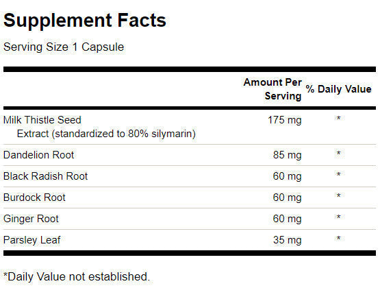 Combinazione di cardo mariano 475 mg - 60 capsule