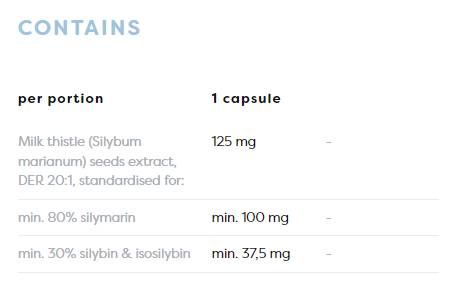 Cardo mariano | Silimarina 100 mg - 60 capsule