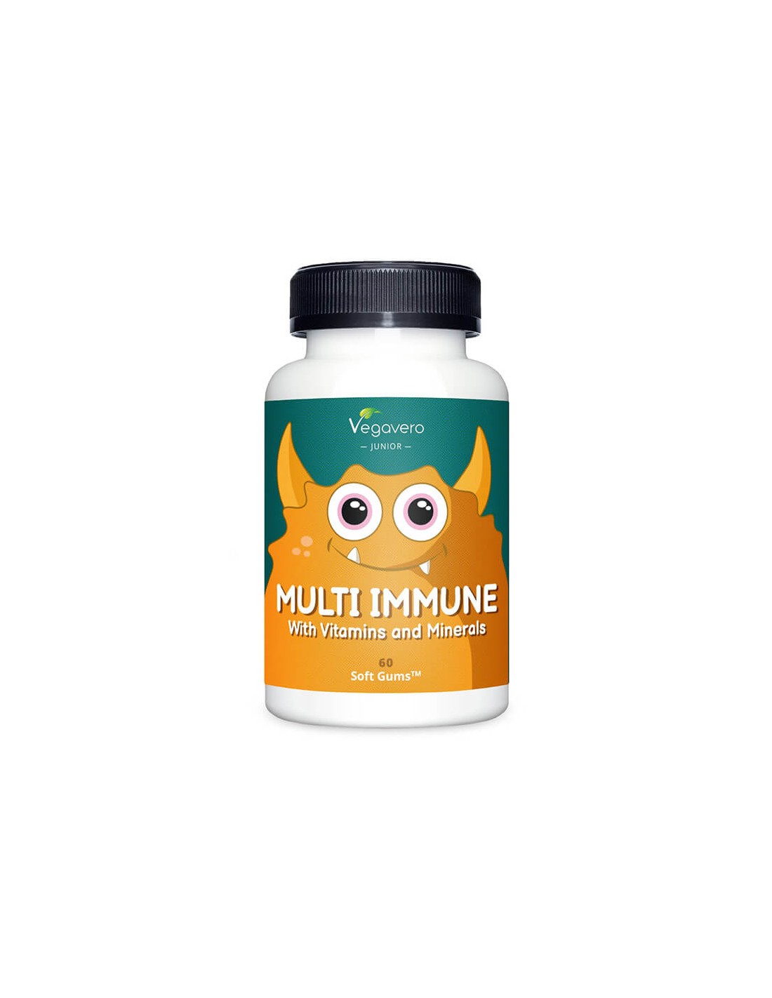Multi Immune con vitamine e minerali - Vitamine e minerali multiimmuni per bambini, 60 compresse in gel <tc>Vegavero</tc>
