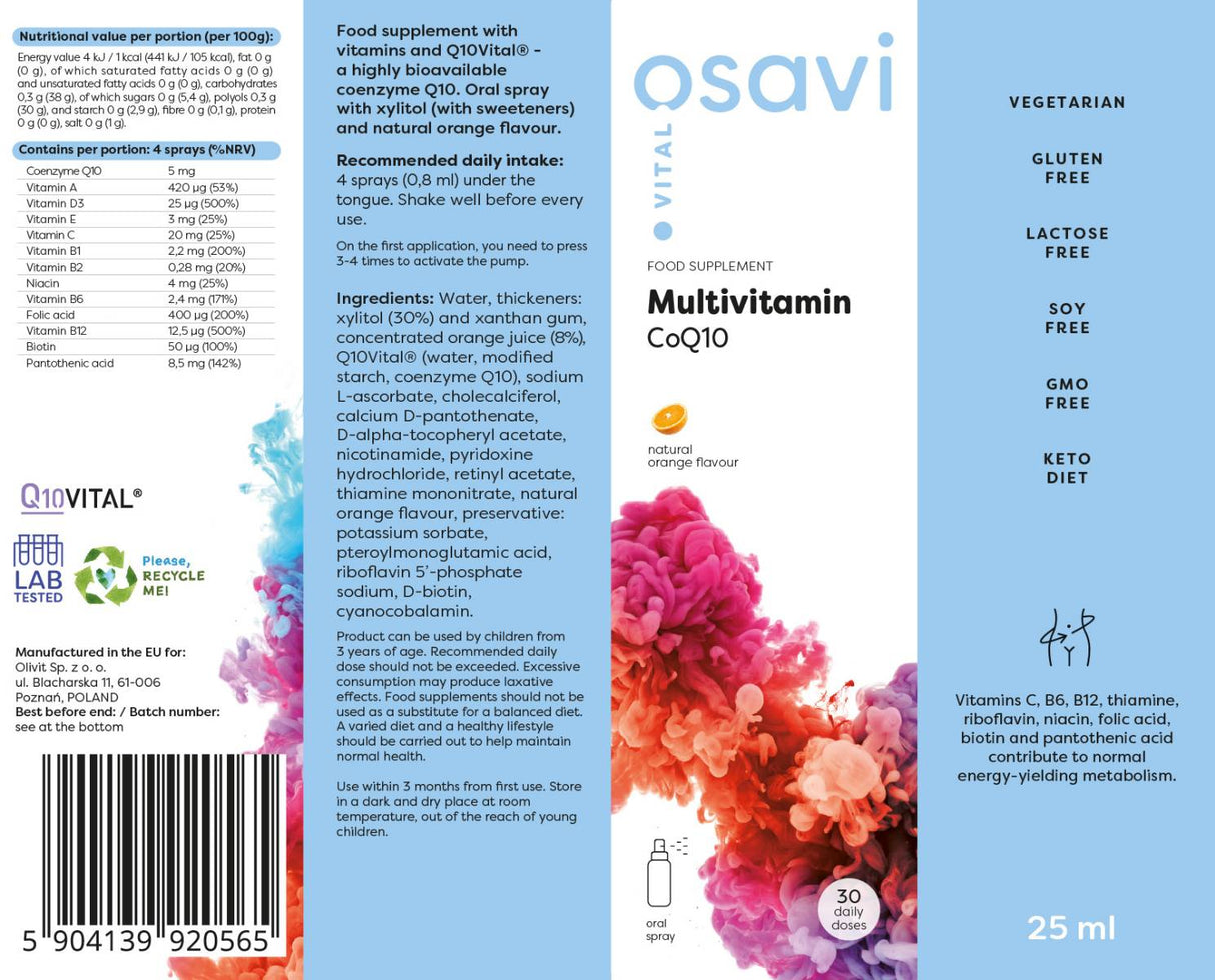 Multivitaminico CoQ10 | Orai Spray - 25 ml