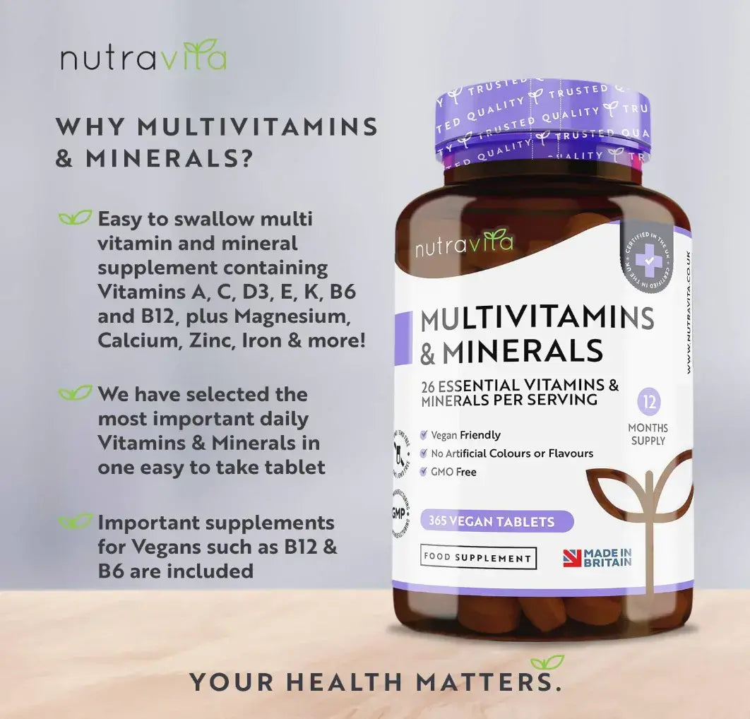 Multivitaminici - 26 ingredienti essenziali /365 compresse, 365 giorni/ <tc>Nutravita</tc>