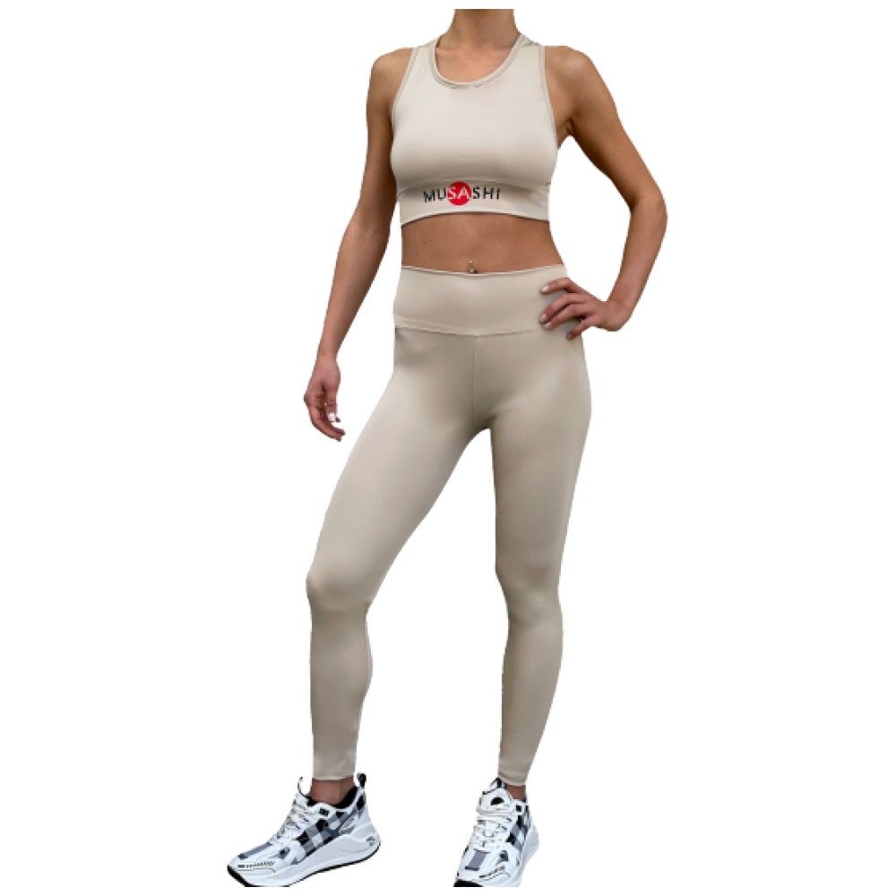 Leggings in Lycra da donna - Beige