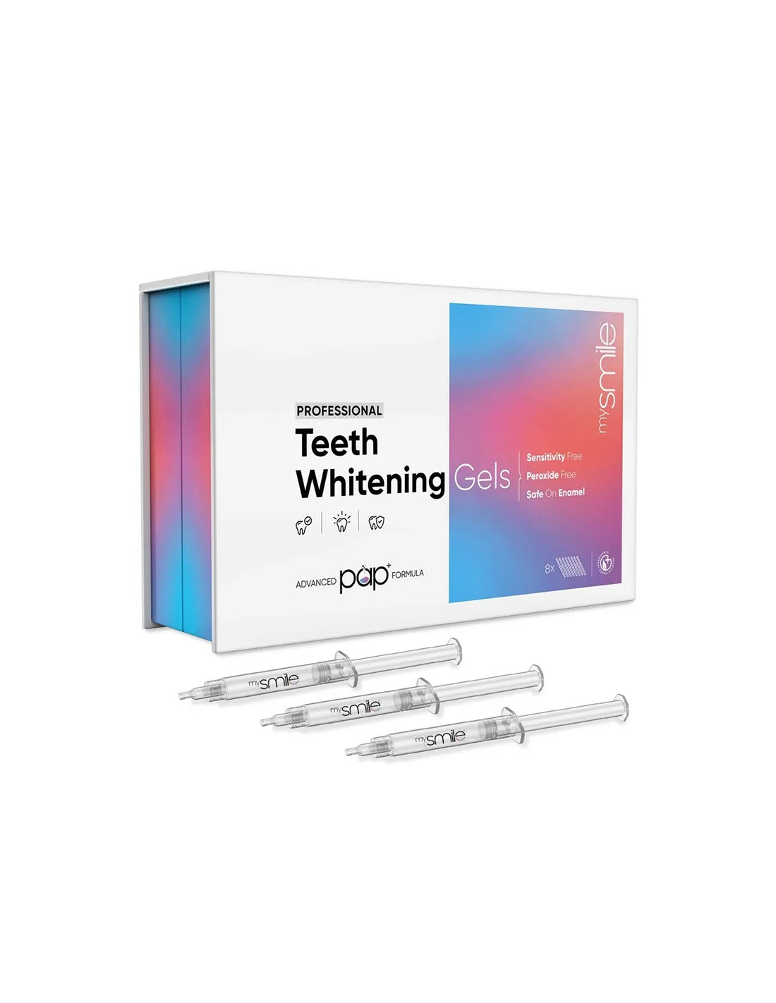 Gel sbiancante per denti My Smile, 8 pezzi