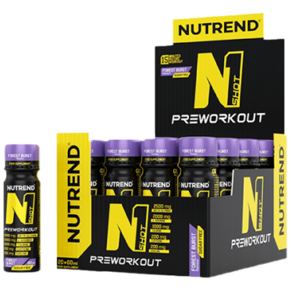 N1 Pre-allenamento Shot - 20 x 60 ml