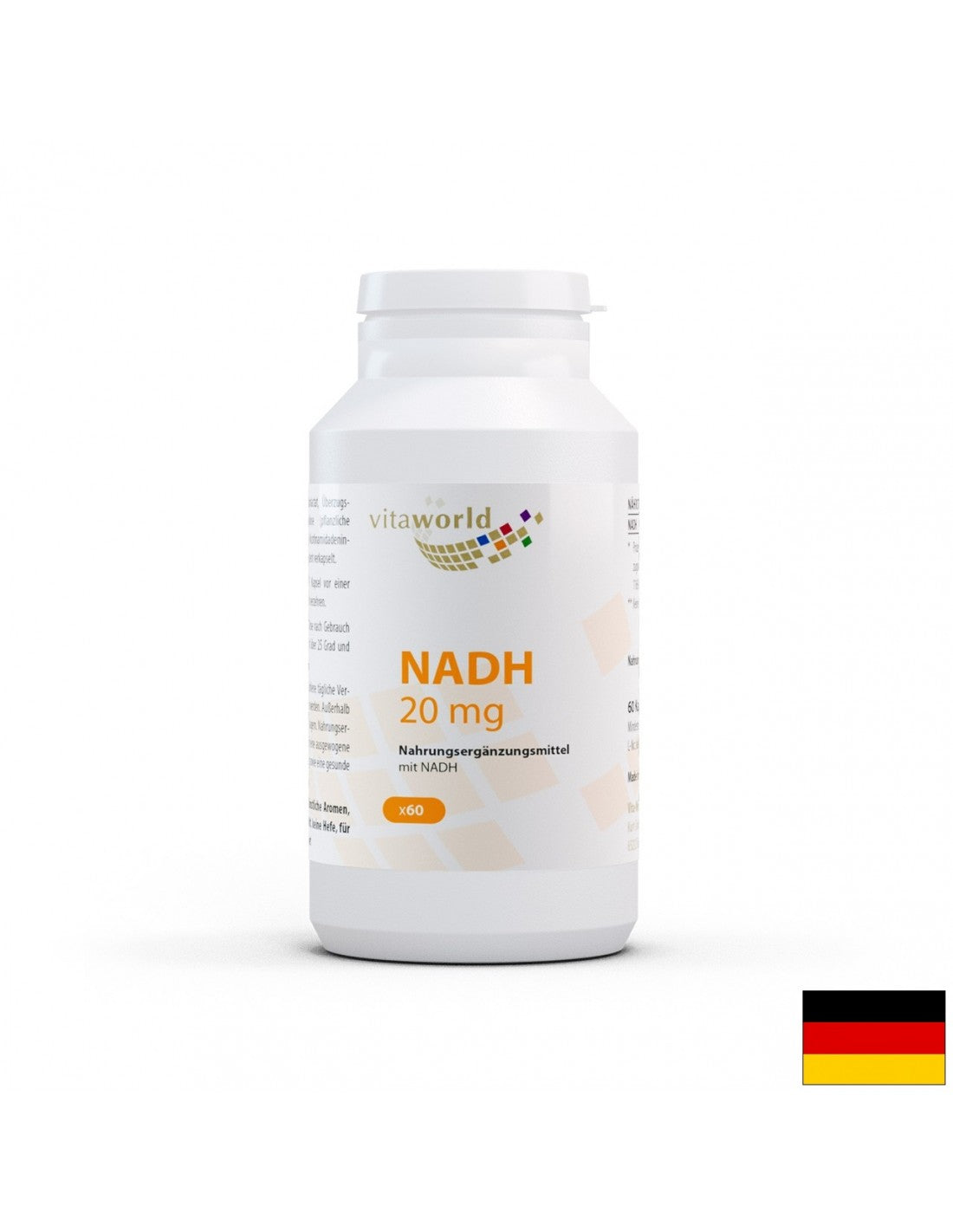 NADH/Nicotinammide adenina dinucleotide 20 mg, 60 capsule