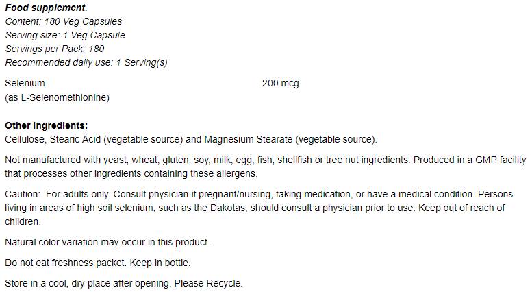 Selenio 200 mcg - 90 capsule