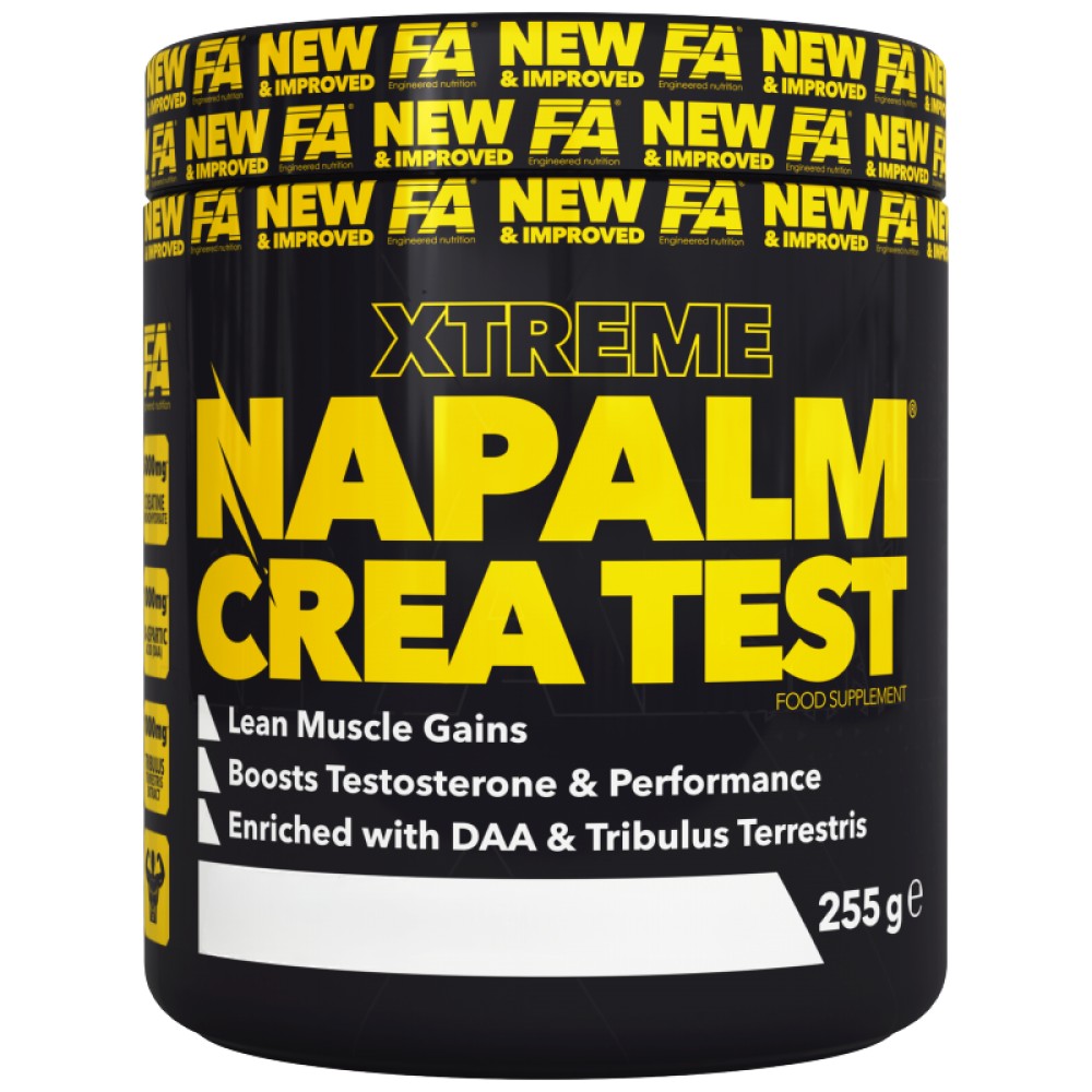 Test Napalm Crea | con DAA & Tribulus - 255 grammi