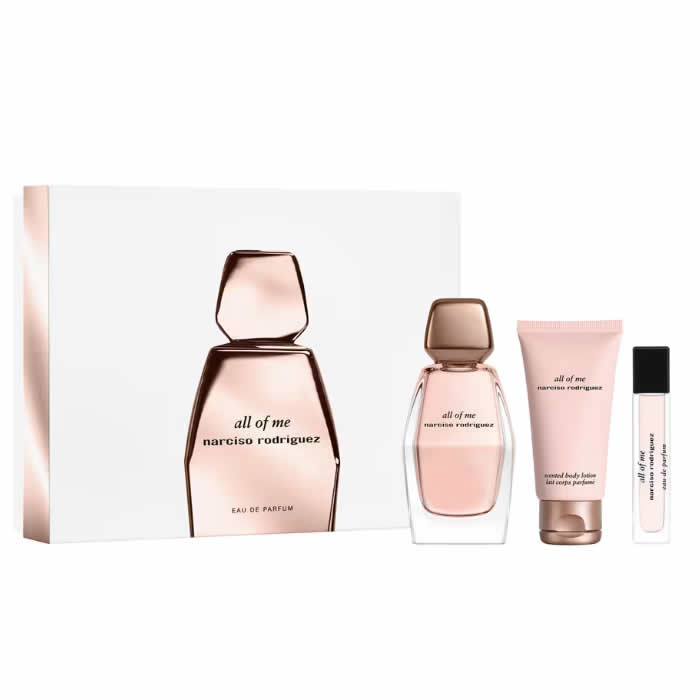 <tc>NARCISO RODRIGUEZ</tc> All Of Me Eau De Parfum Spray 90ml Set 3 pezzi
