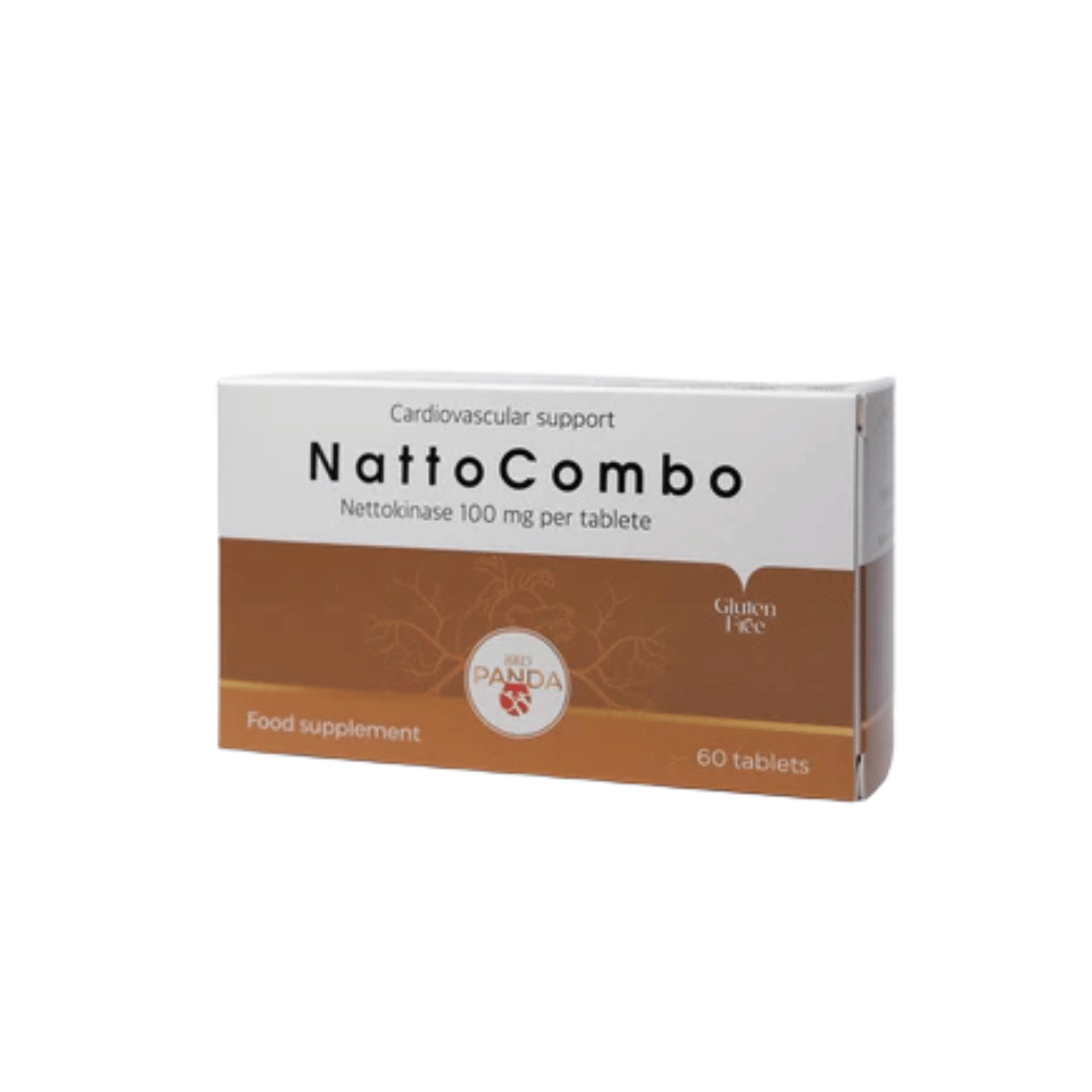NattoCombo – 60 compresse/flaconi, bromella, salvietta e vitamina C/