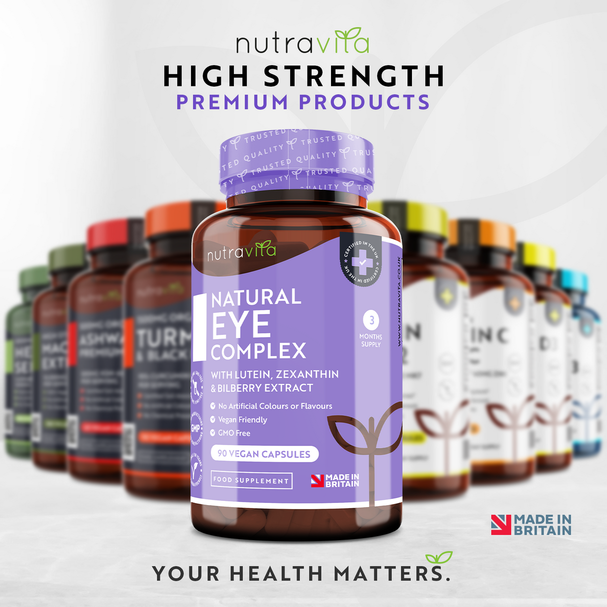 Vitamine per gli occhi /naturali/ - Natural Eye Complex 90 capsule vegane