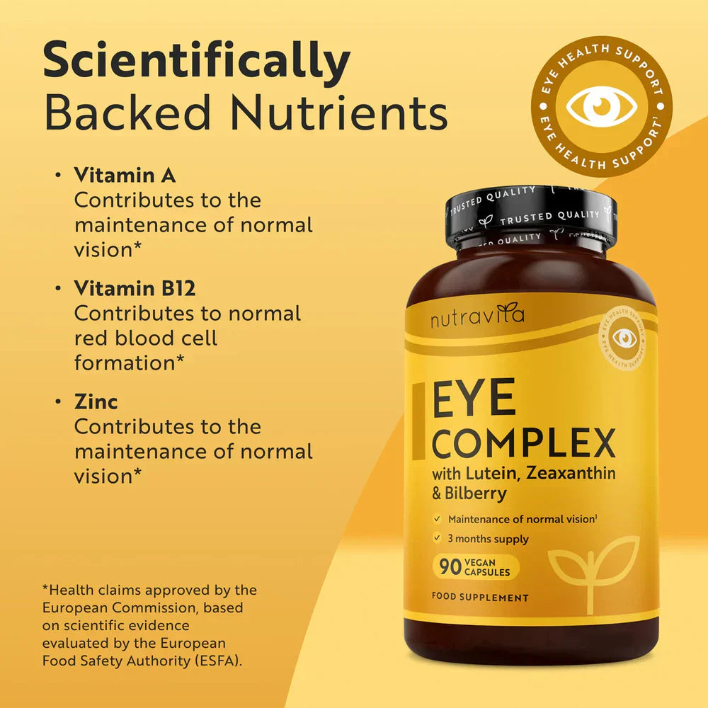 Vitamine per gli occhi /naturali/ - Natural Eye Complex 90 capsule vegane