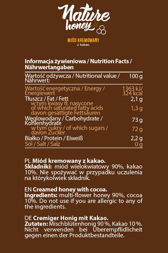 Miele della natura | Aromatizzato - 400 grammi
