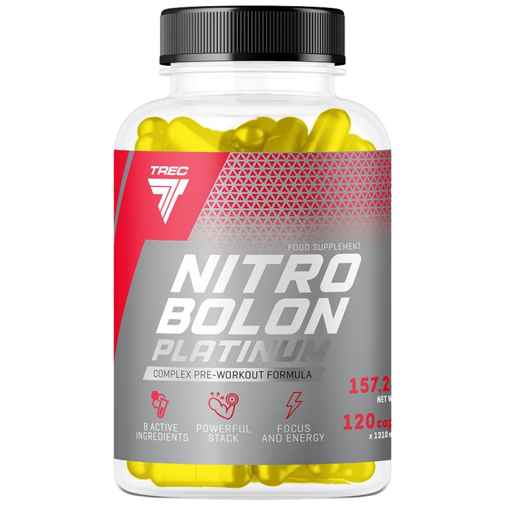Cappucci Nitrobolon Platinum | Formula pre-allenamento completa - 120 capsule